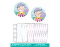 Imprimible Fiesta sirena