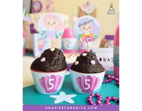 Imprimible Fiesta sirena