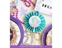 Imprimible Fiesta sirena