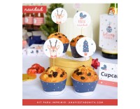 Toppers IMPRESOS para cupcakes