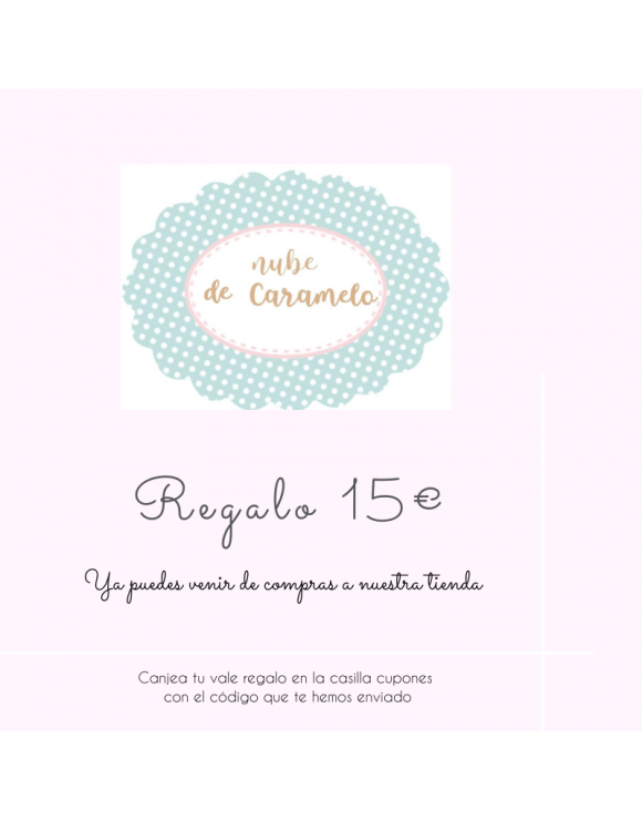 Vale regalo 15€