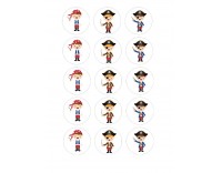 Papel de azúcar Piratas 1