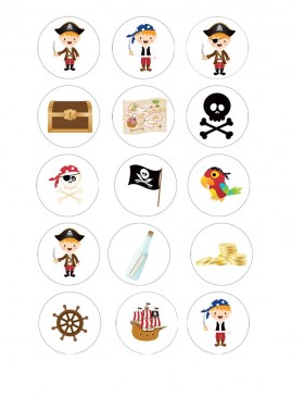 Papel de azúcar Piratas 4