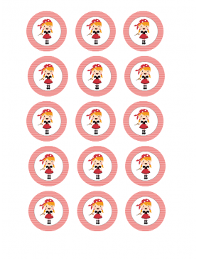 papel de azúcar Piratas 5