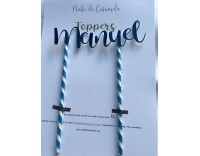 Topper Dorado Personalizado