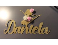 Topper Dorado Personalizado 1 línea