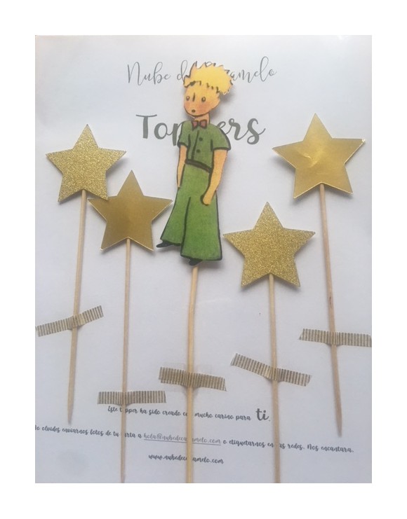 Topper El Principito y estrellas