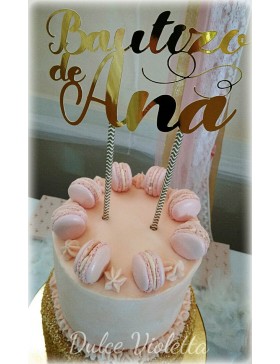 Topper Mi Bautizo Ana