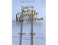 Topper cumpleaños macarena