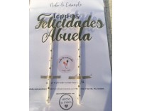 Topper felicidades abuela