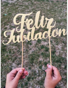 Topper feliz Jubilación