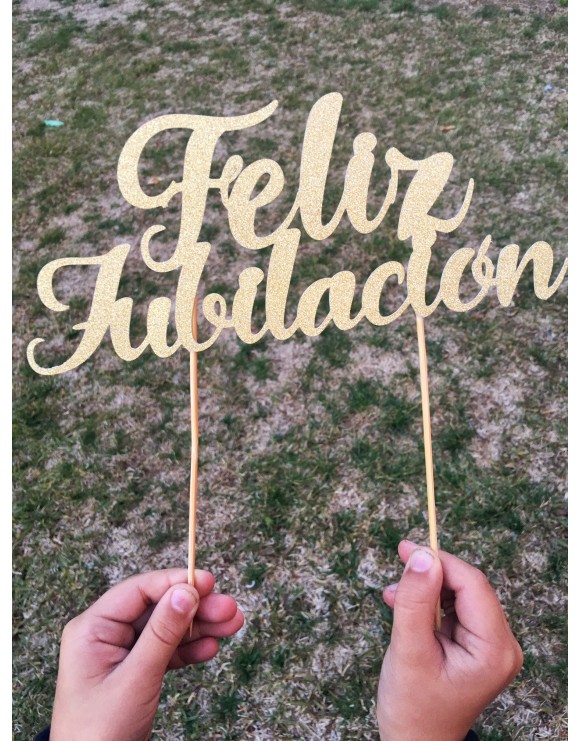 Topper feliz Jubilación