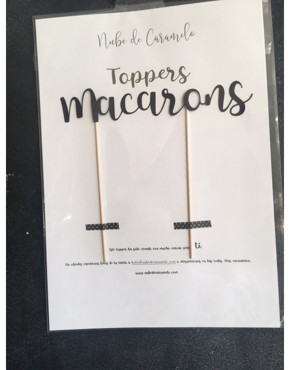 Topper Macarons