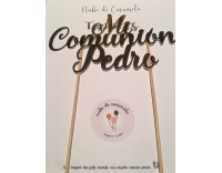 Topper Mi comunión + nombre