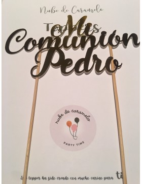 Topper Mi Comunión Pedro