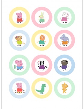 Papel de azucar Peppa Pig 5