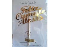 Topper feliz cumple alexis