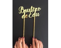 Topper bautizo de edu