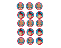 Papel de azúcar Jake y los piratas 3