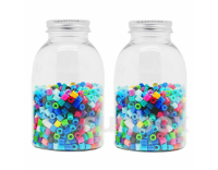 Bote de plástico con tapa para chuches