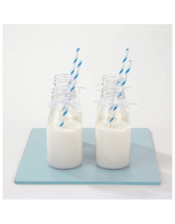 Botellita de leche pet sin tapón