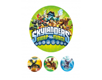 Papel de azucar Skylanders tarta