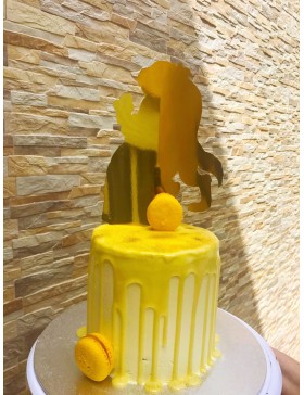 Topper La Bella y la Bestia dorado