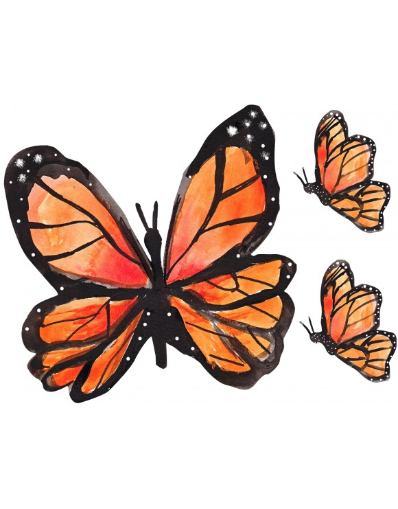 Hoja cartulina mariposas 1