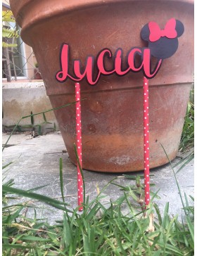 Topper Feliz Cumple Macarena