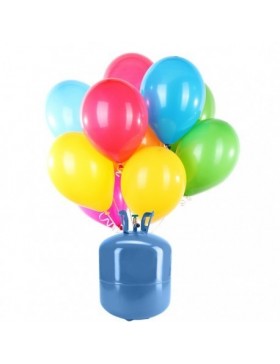 llenado de helio para globos