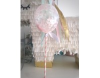 Topper Globo Mini con Confetti 5