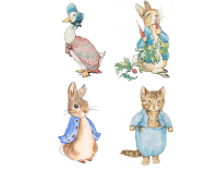 Papel de azucar Matilda y Rabbit 3