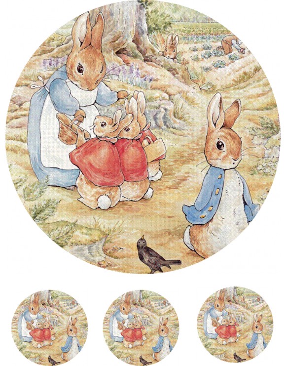 Papel de azúcar Matilda y Rabbit 5