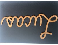 Nombre 60 * 20 cm madera DM