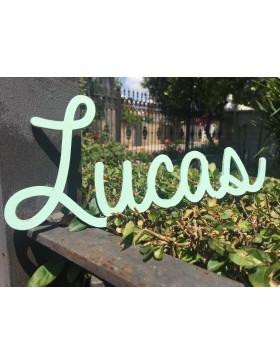 Nombre 60 * 20 cm madera DM