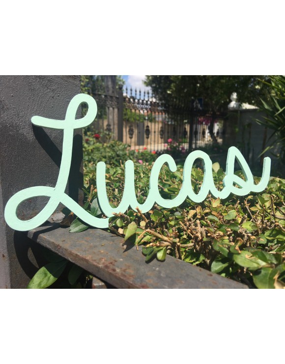 Nombre 60 * 20 cm madera DM