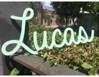 Nombre 60 * 20 cm madera DM