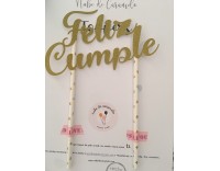 Topper feliz cumple