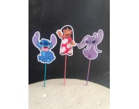 Topper Kit lilo y stitchL 3 unds