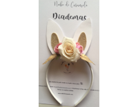 Diadema conejito + número