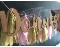 Nombre 60 * 20 cm metacrilado colores