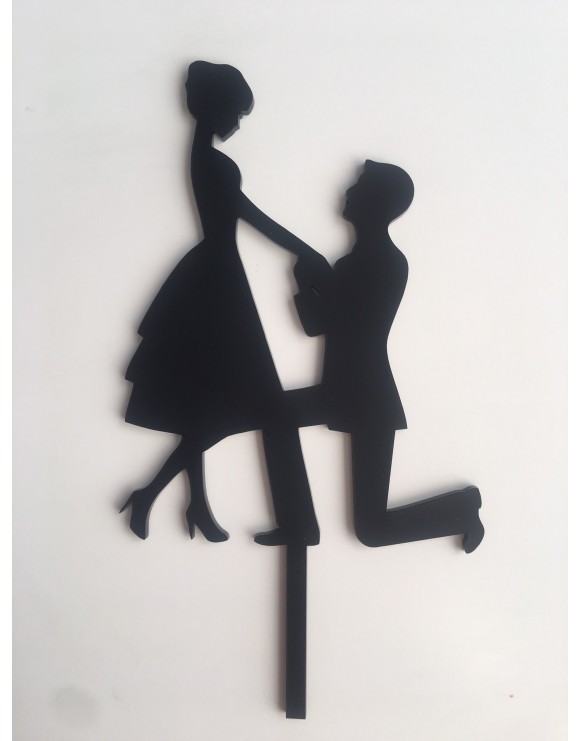 Topper madera 3 líneasmetacrilato pedida