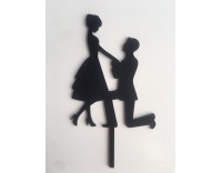 Topper madera 3 líneasmetacrilato pedida