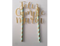 Topper Feliz Cumpleaños María