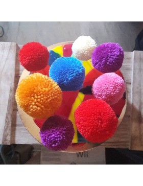 Topper pompones Frida