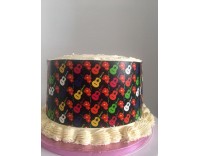 Papel de azúcar Dora playa