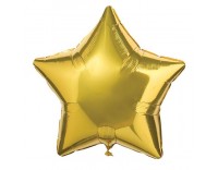 Globo estrella foil color oro