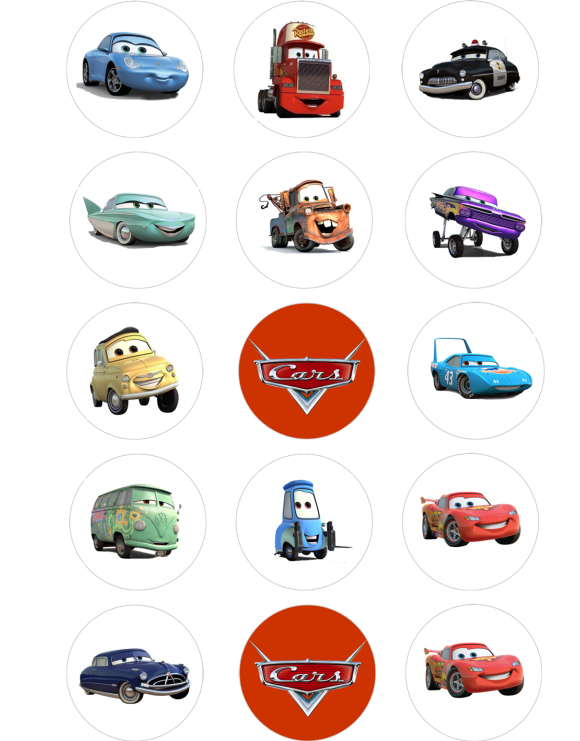 Papel de azucar nuevo Cars 3