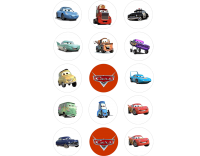 Papel de azucar nuevo Cars 3