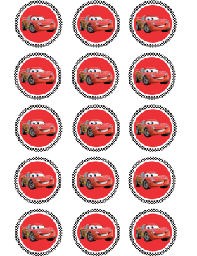 Papel de azucar nuevo Cars 5